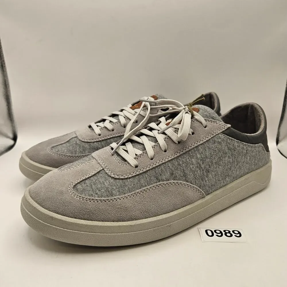 OLUKAI MEN'S 12 PULIKI 10528 POI CHARCOAL MSRP $140 NWOB